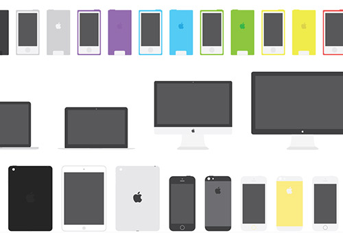 Beautiful Apple Devices Mockup PSD Designs