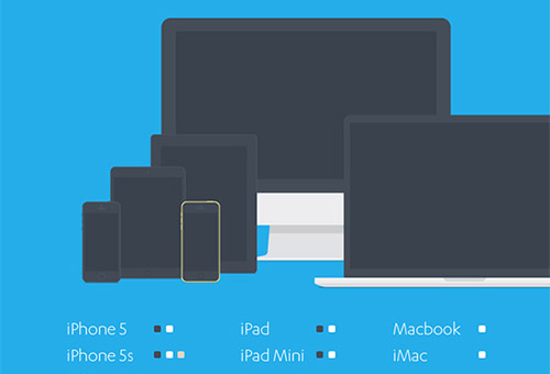 Beautiful Apple Devices Mockup PSD Designs