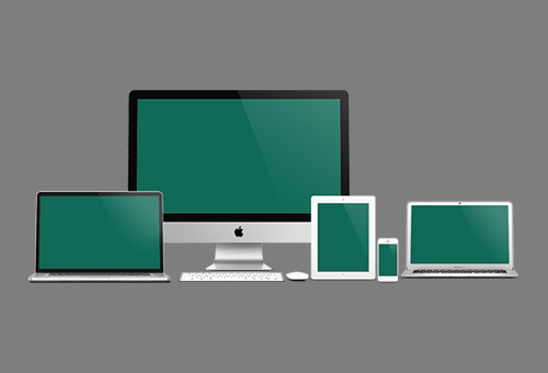 Beautiful Apple Devices Mockup PSD Designs