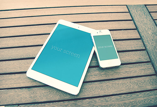 Beautiful Apple Devices Mockup PSD Designs