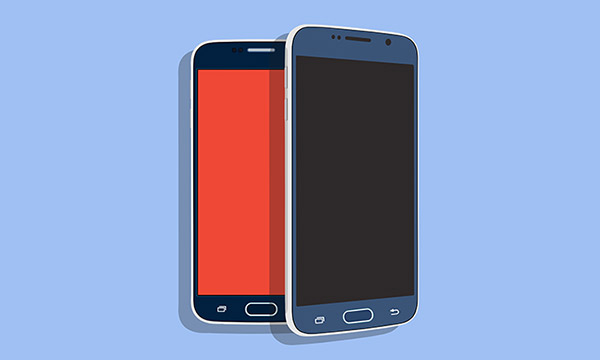 Free Samsung Galaxy Smartphones Mockup PSD Designs