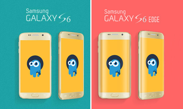 Free Samsung Galaxy Smartphones Mockup PSD Designs