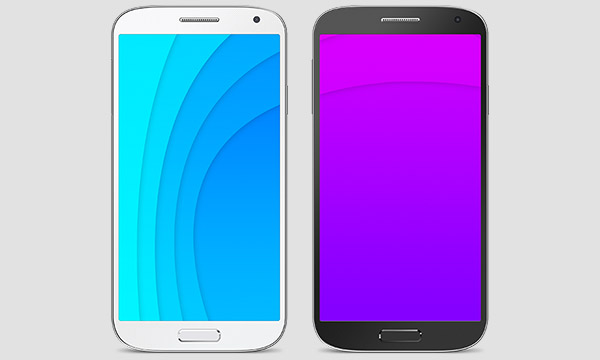 Free Samsung Galaxy Smartphones Mockup PSD Designs