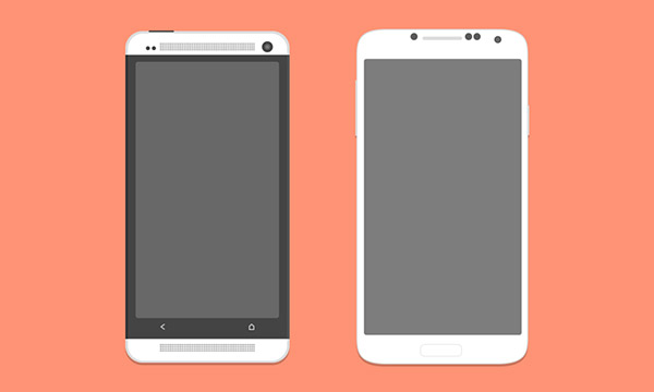 Free Samsung Galaxy Smartphones Mockup PSD Designs