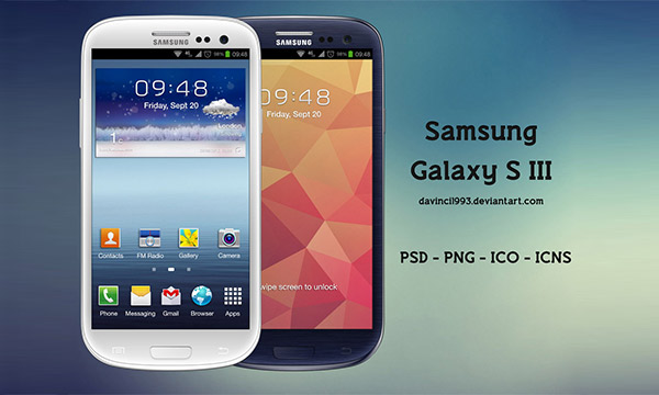 Free Samsung Galaxy Smartphones Mockup PSD Designs