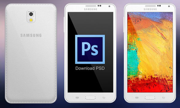 Free Samsung Galaxy Smartphones Mockup PSD Designs