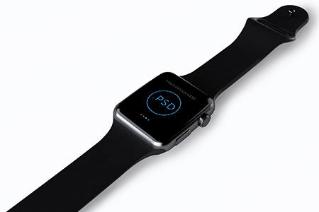 instantShift - Beautiful Apple Watch Mockup PSD Designs