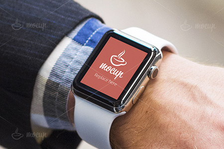 instantShift - Beautiful Apple Watch Mockup PSD Designs