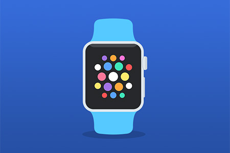 instantShift - Beautiful Apple Watch Mockup PSD Designs