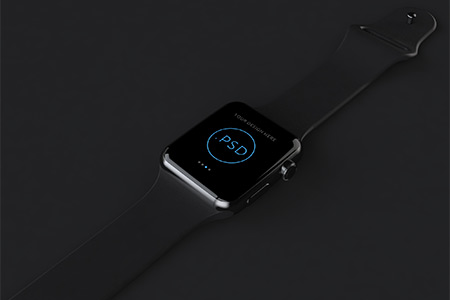 instantShift - Beautiful Apple Watch Mockup PSD Designs