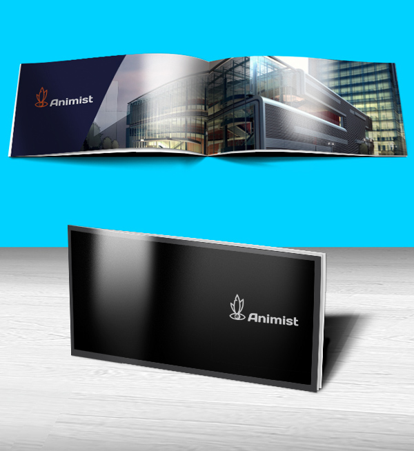 Free Horizontal Catalogue Mockup PSD
