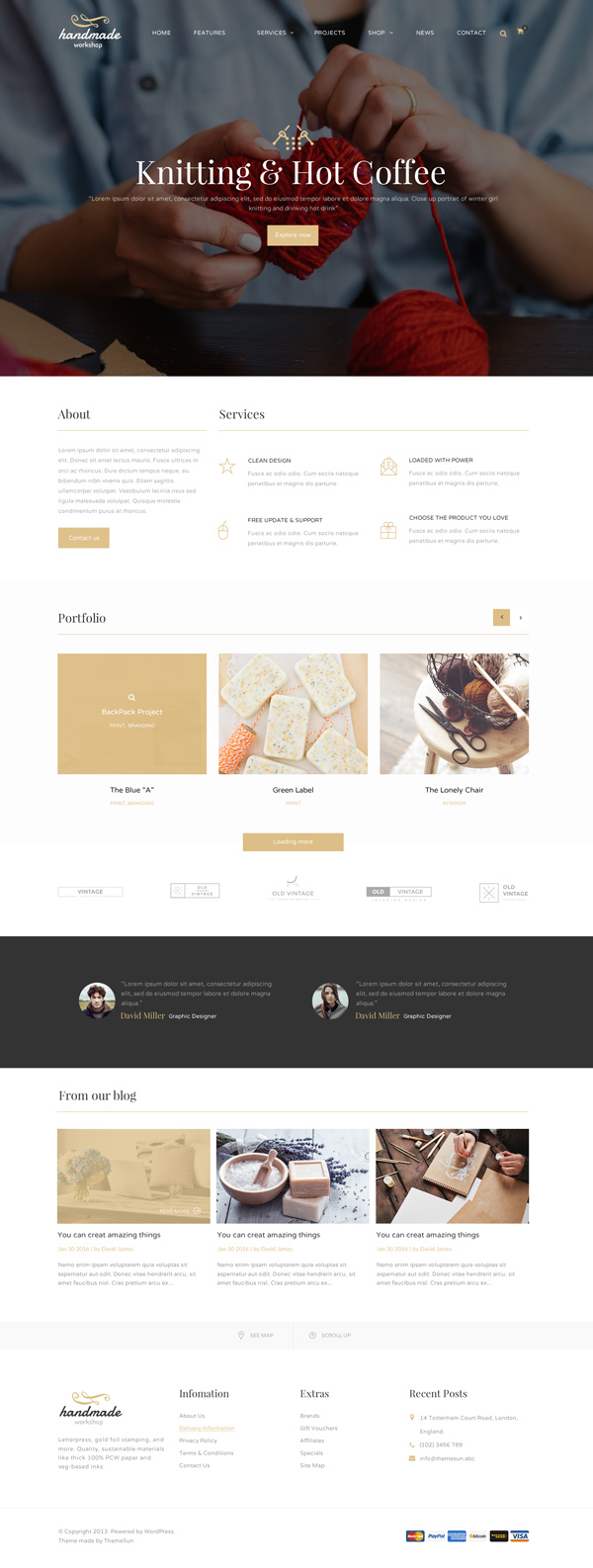 Handmade - Shop Amazing HTML Template