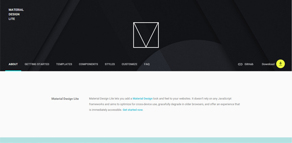 Material-Design-Lite-framework