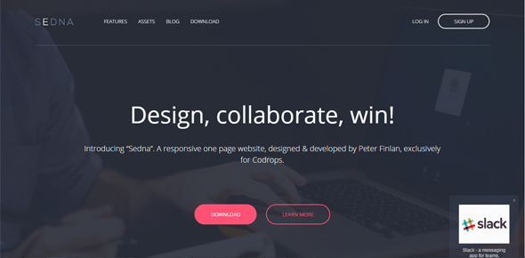 Sedna-–-One-page-website-template