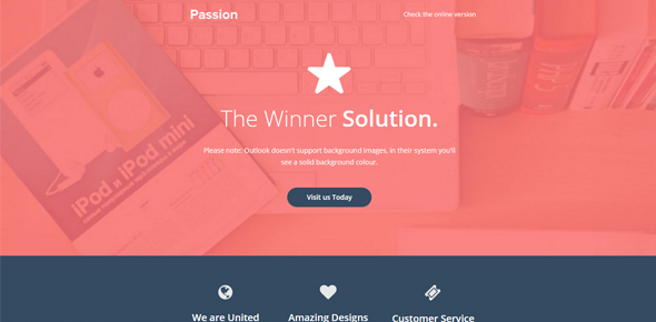 The-Passion-Email-Template