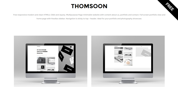 Thomsoon-–-Free-portfolio-template