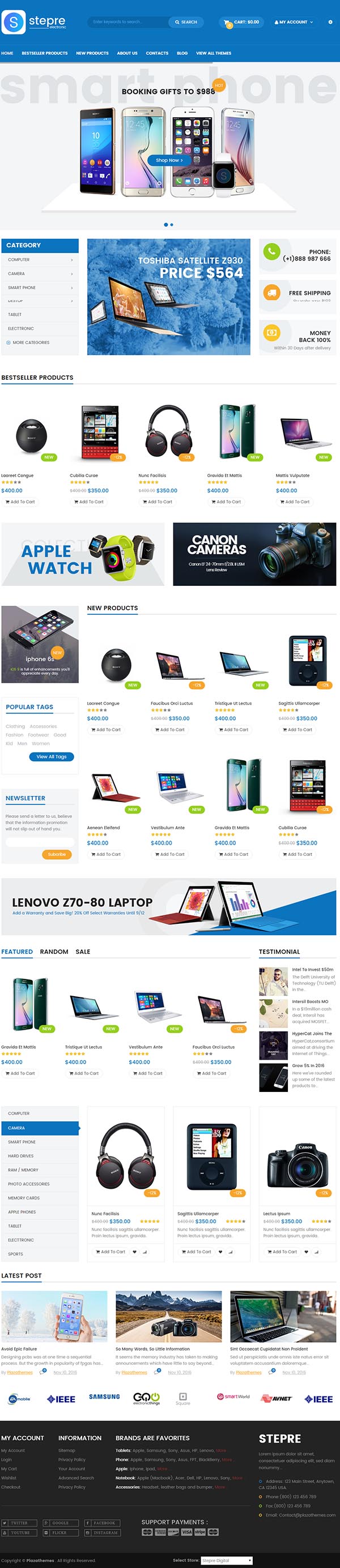 Stepre - Multipurpose Responsive Magento Theme