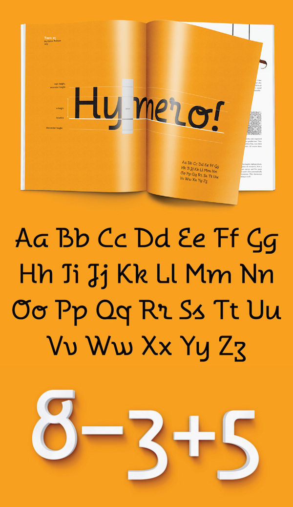 Five Font Letters