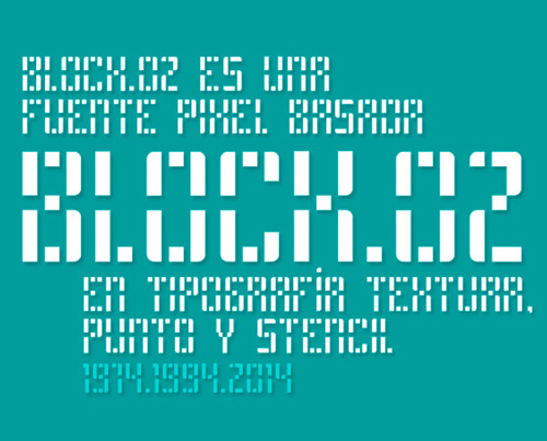  Block.02Stencil Font - Free Download