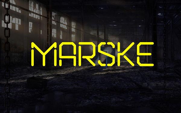 Marske Stencil Font - Free Download