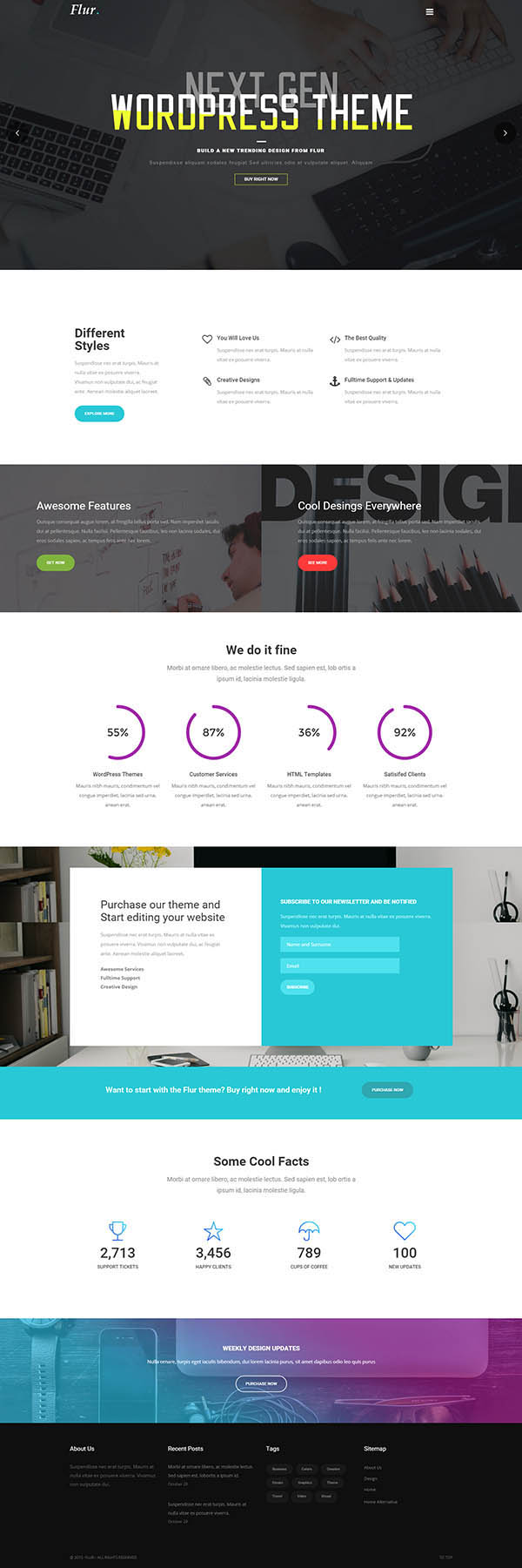 Flur – Creative WordPress Theme