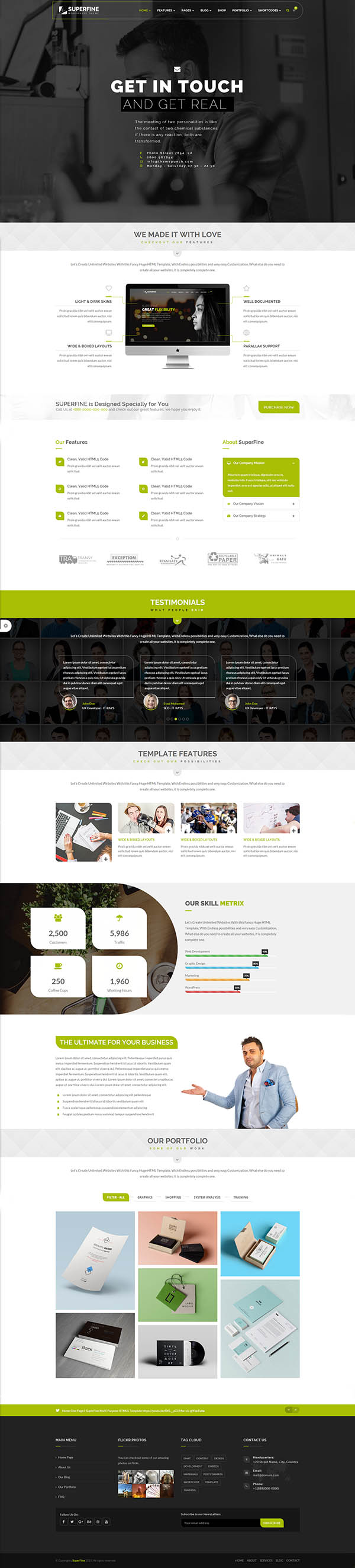 SuperFine – Multipurpose WordPress Theme