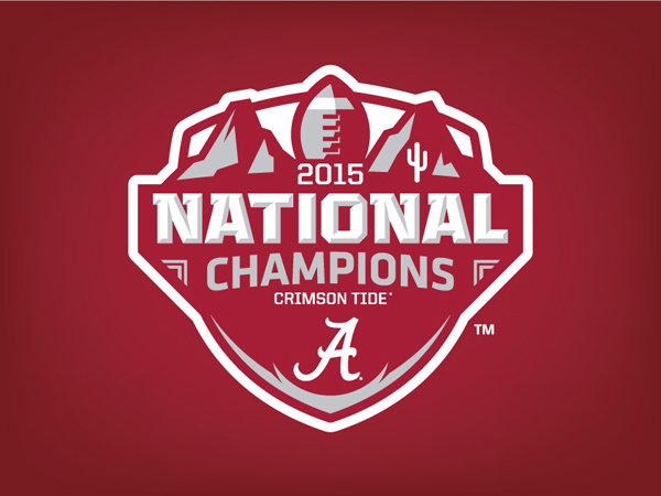 Alabama 2015 National Champions Logo Concept