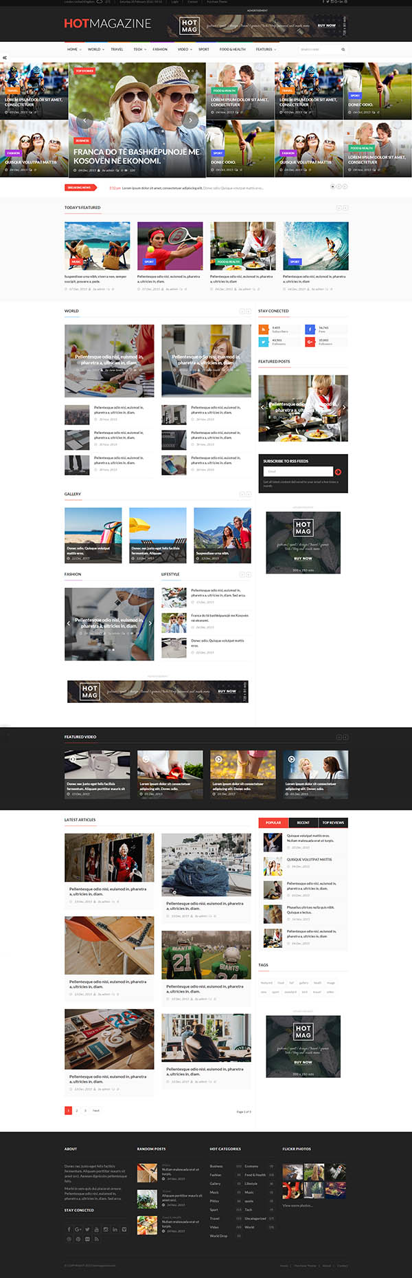 Hotmagazine – News & Magazine WordPress Theme