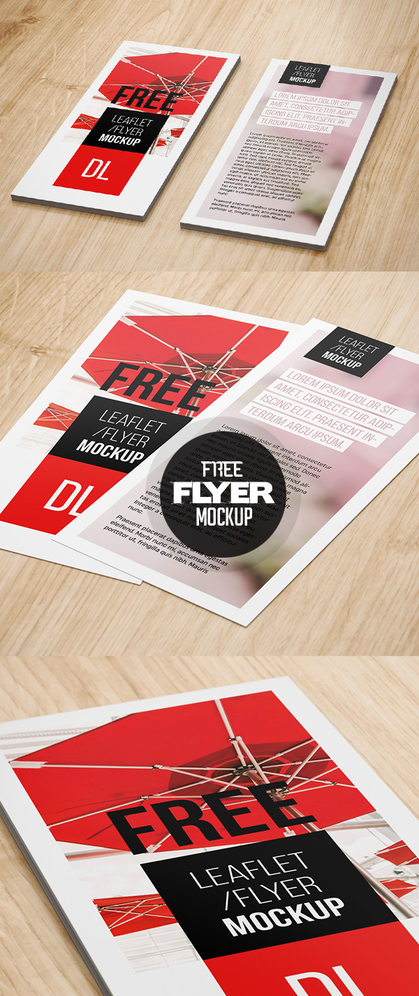 Free Flyer PSD Mockup