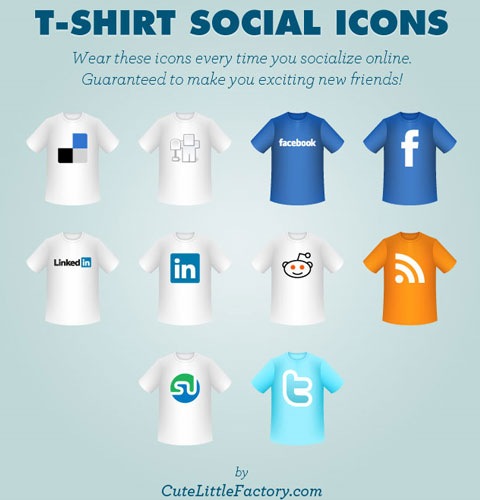 t-shirt-soicial-icons