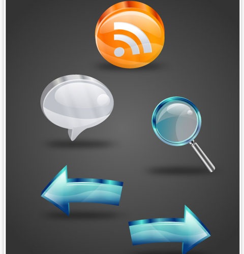 web-user-vector-icon-set