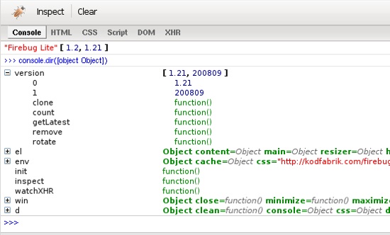 Firebug Lite (for Google Chrome)