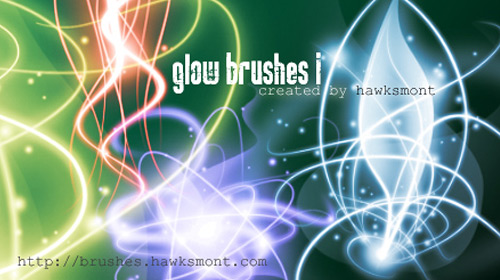 glow brush effect