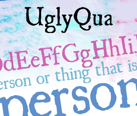 UglyQua free font