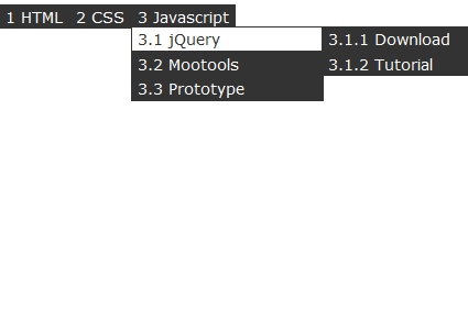 jQuery Navigation Menu Tutorial
