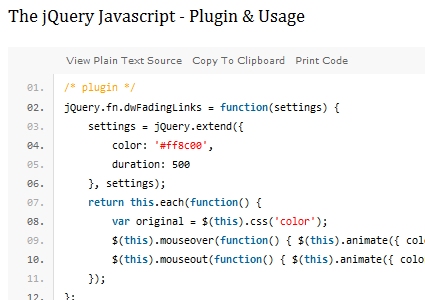 jQuery Navigation Menu Tutorial