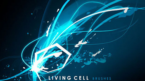 living cell light brush