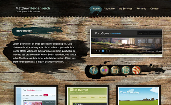 Create-wooden-grunge-portfolio-in-photoshop-web-design-layout-tutorials-from-2010