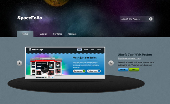 Deep-in-space-portfolio-in-photoshop-web-design-layout-tutorials-from-2010