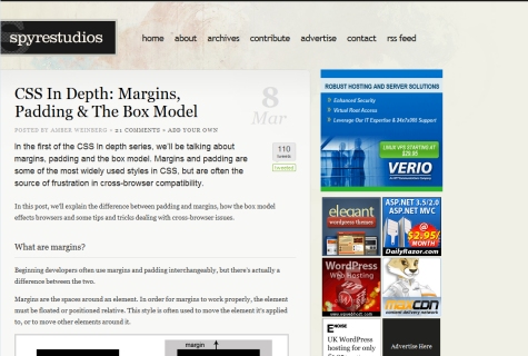 CSS In Depth: Margins, Padding & The Box Model