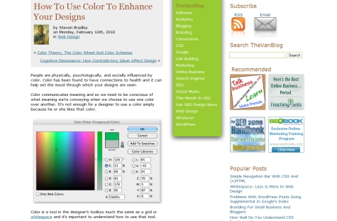 How to Use Color to Enhance Your Designs