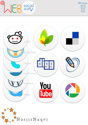 Web Social Icons by NarjisNaqvi