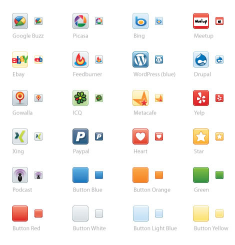 Social Media Icons (Updated)