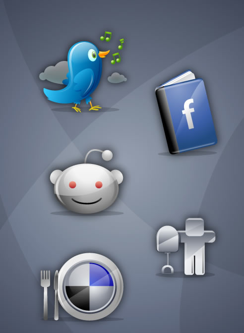 Social Bookmarking Icons