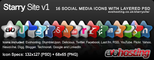 Social Bookmarking Icons