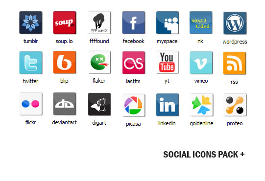 Social Bookmarking Icons