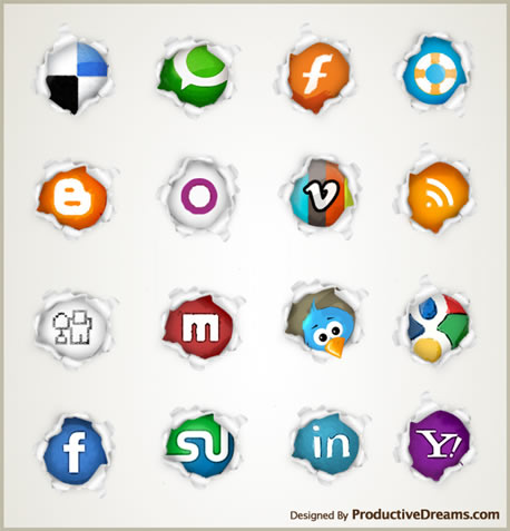 Social Bookmarking Icons