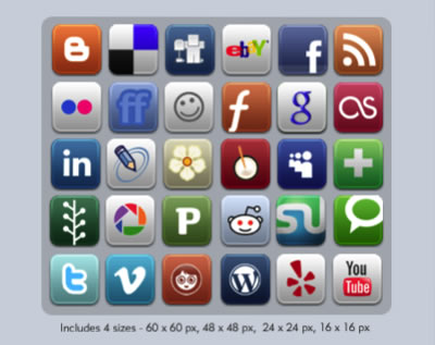 Social Bookmarking Icons