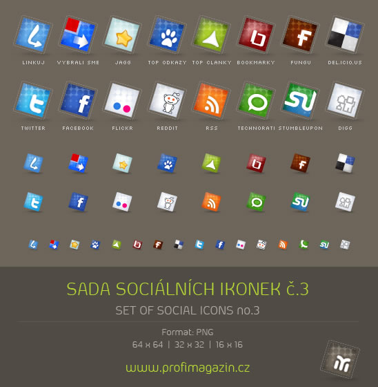 Social Bookmarking Icons