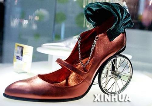 Wheel-chair in 35 Ingenious Examples of Footwear